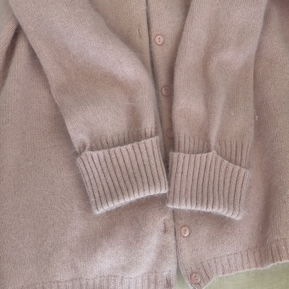 Apostrophe vintage angora Light Pink Cardigan M - Picture 7 of 7